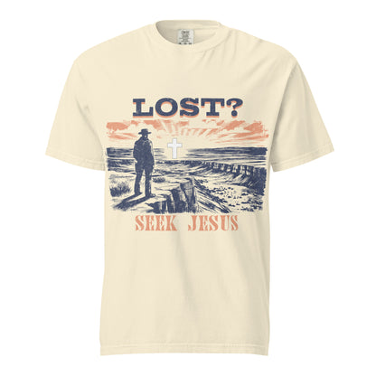 Lost Seek Jesus  Christian Bible Verse T-Shirt
