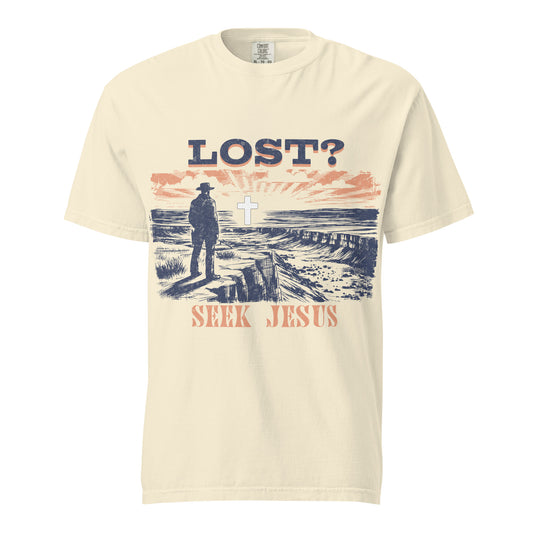 Lost Seek Jesus  Christian Bible Verse T-Shirt
