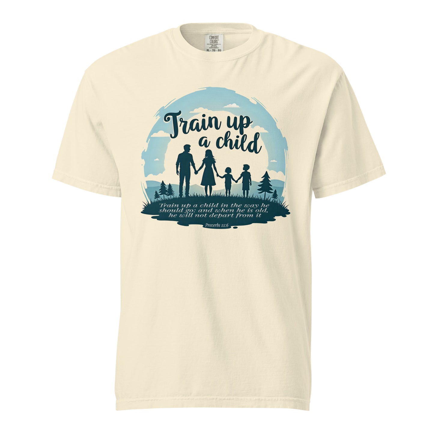 Train up a Child  Christian Bible Verse T-Shirt