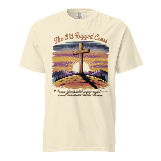 The Old Rugged Cross  Christian Bible Verse T-Shirt