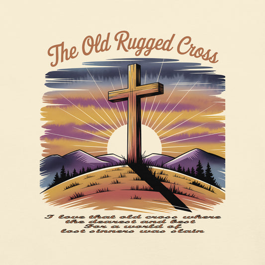 The Old Rugged Cross  Christian Bible Verse T-Shirt