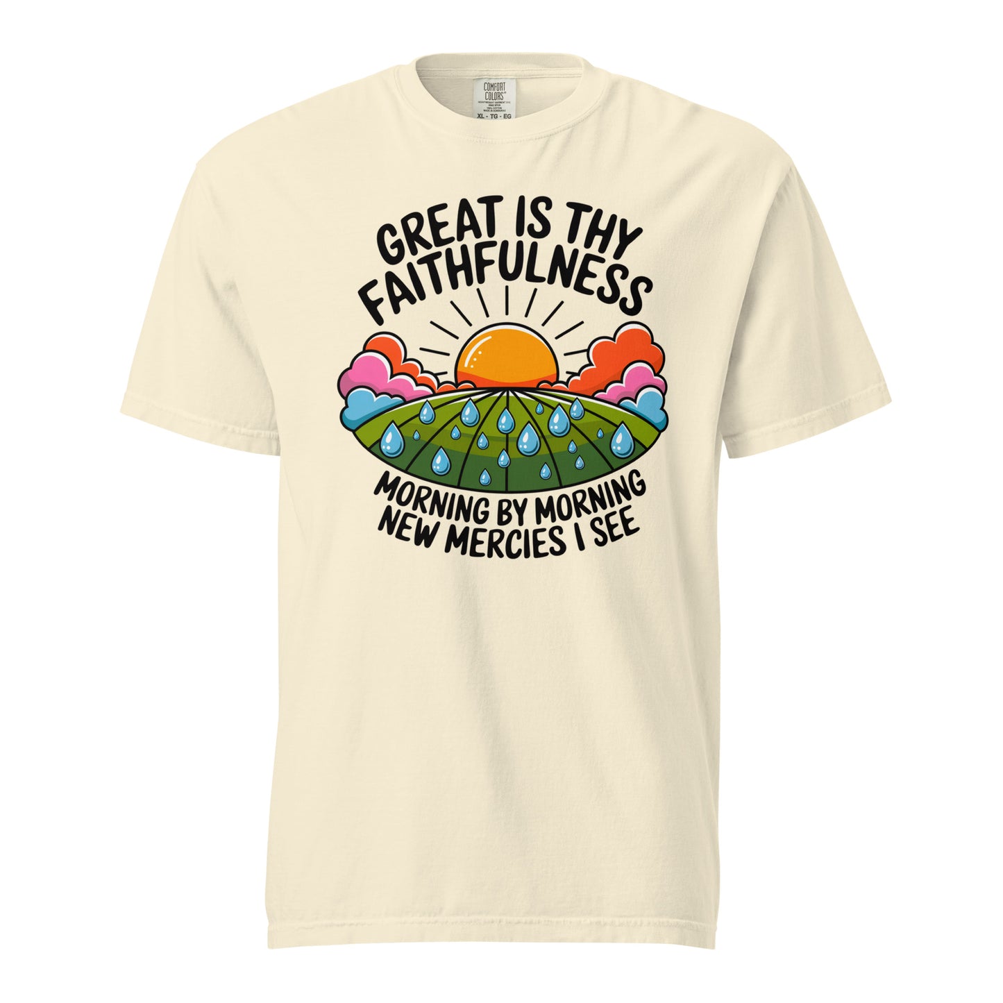Great is Thy Faithfulness  Christian Bible Verse T-Shirt