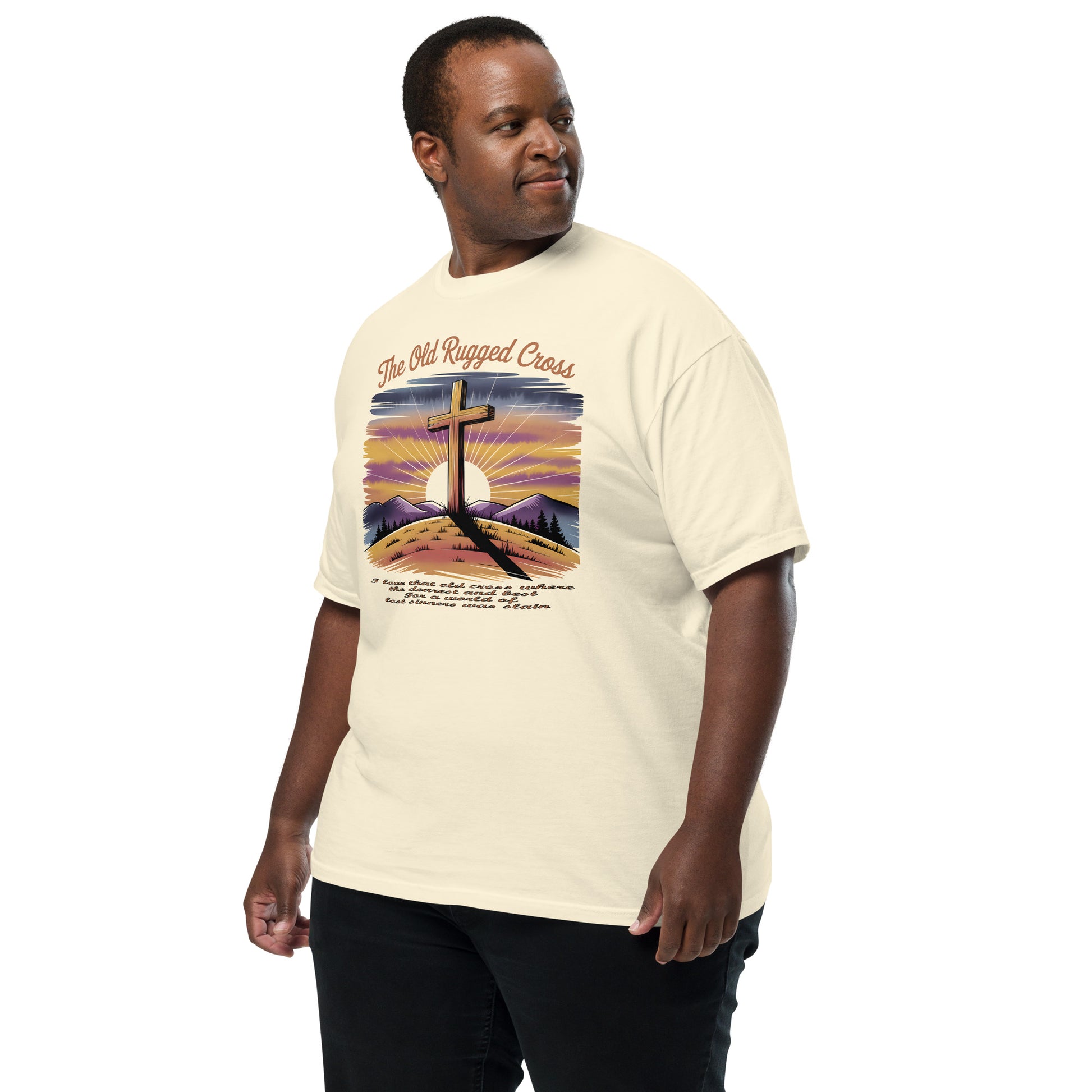 The Old Rugged Cross  Christian Bible Verse T-Shirt