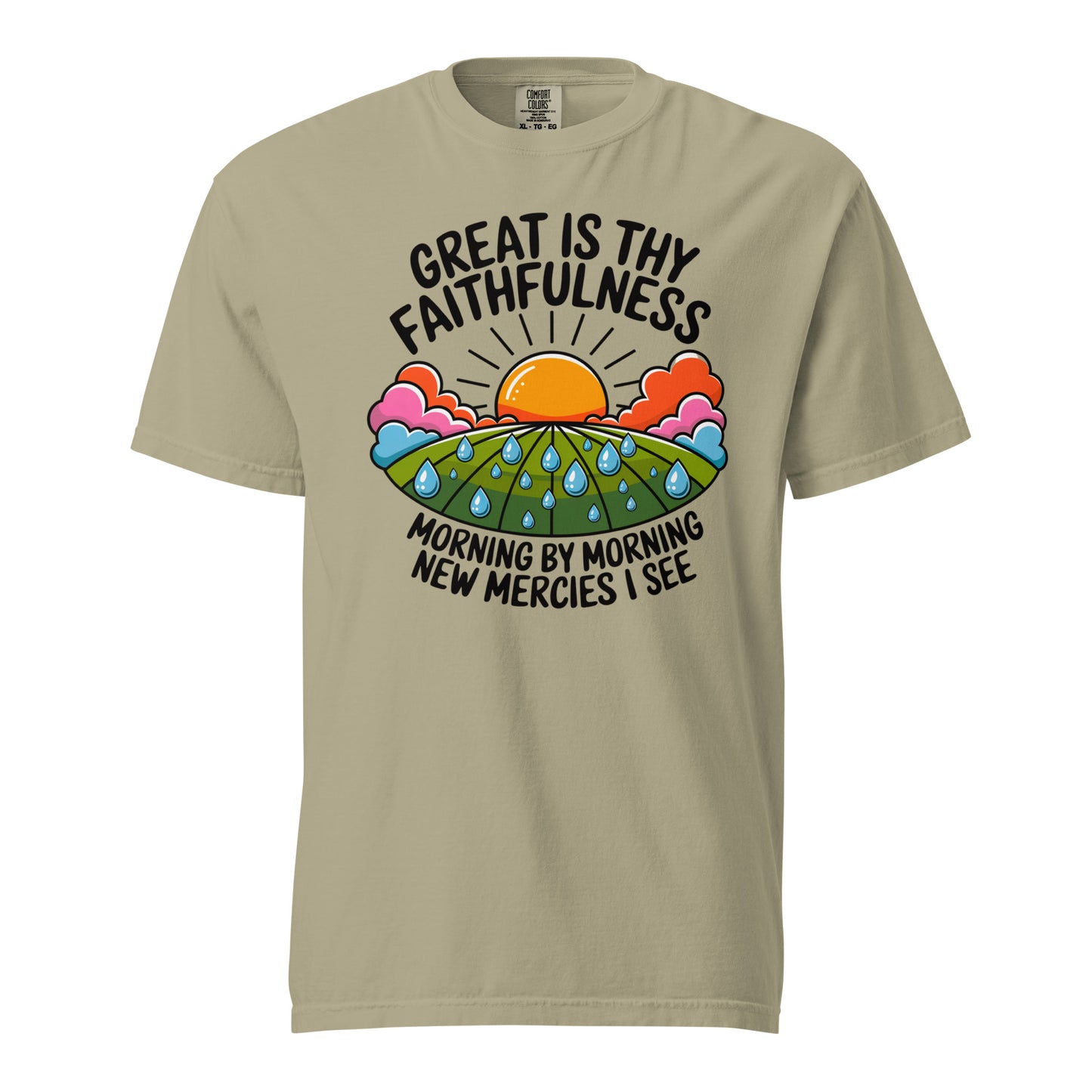 Great is Thy Faithfulness  Christian Bible Verse T-Shirt