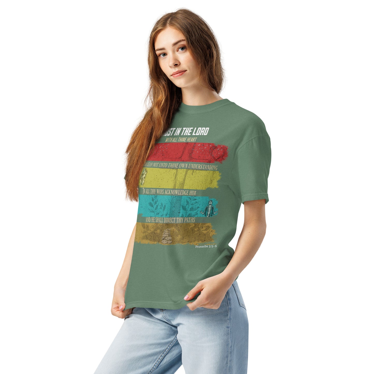 Trust in The Lord  Christian Bible Verse T-Shirt