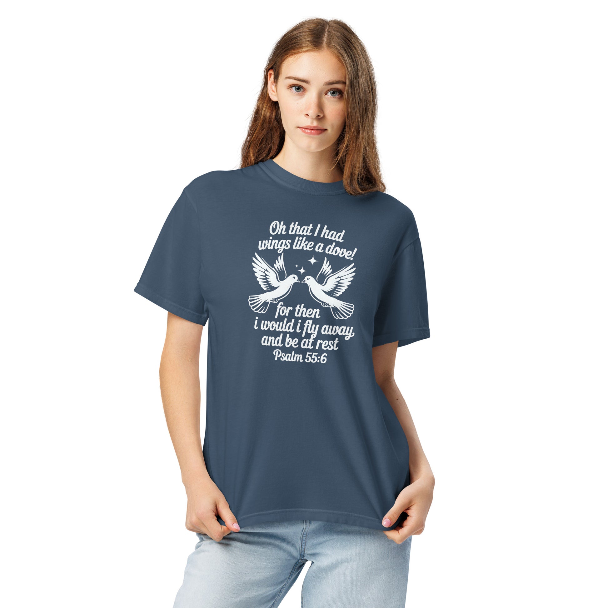 Wings Like a Dove  Christian Bible Verse T-Shirt