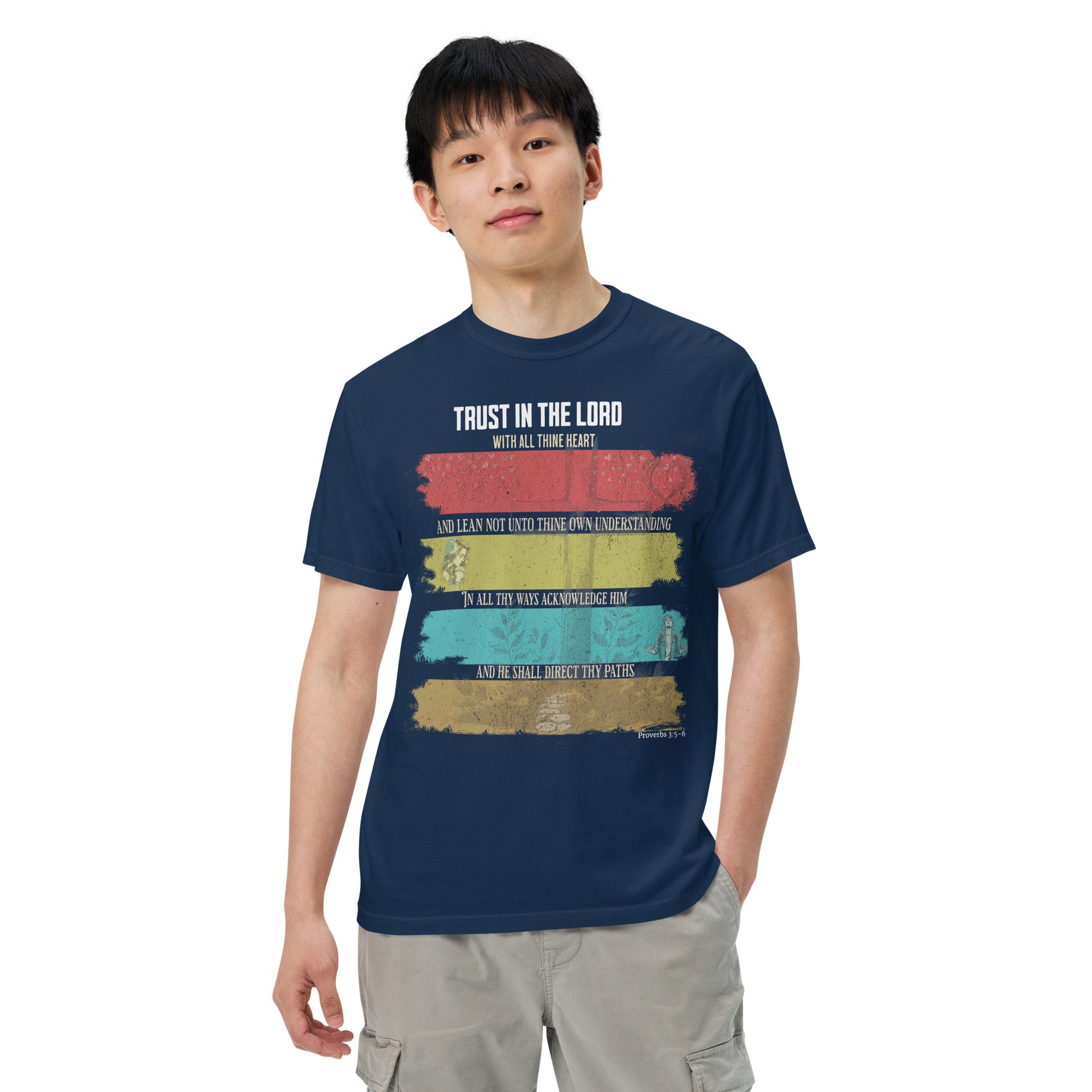 Trust in The Lord  Christian Bible Verse T-Shirt