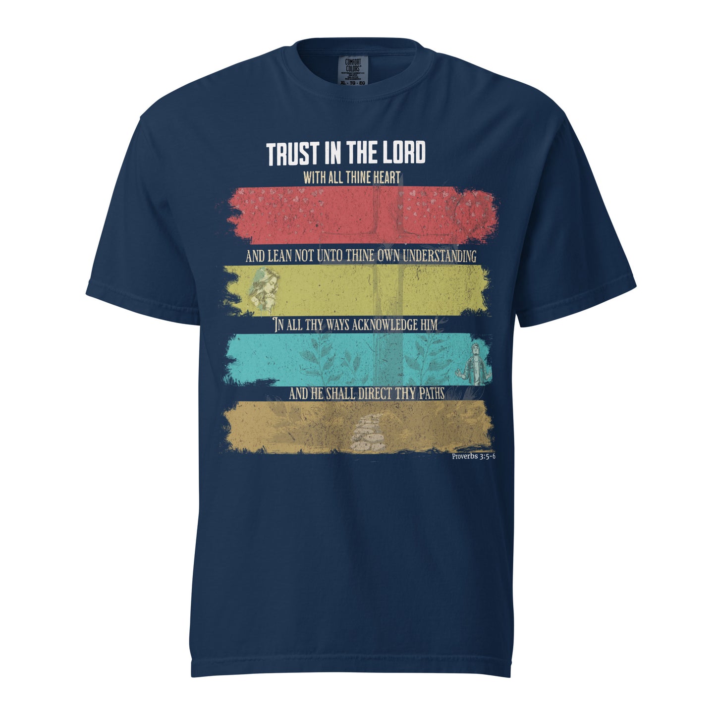 Trust in The Lord  Christian Bible Verse T-Shirt