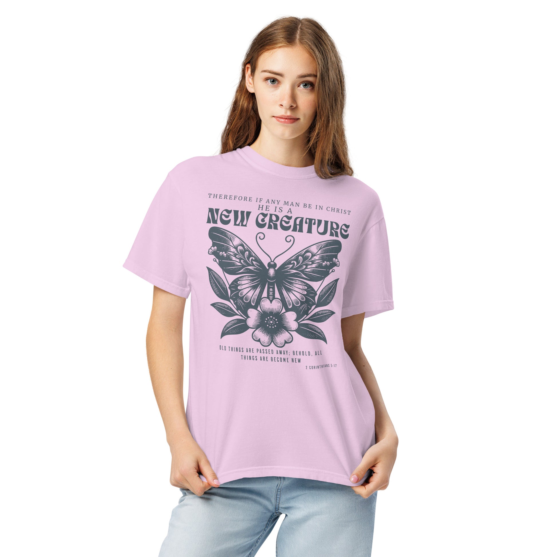 New Creature  Christian Bible Verse T-Shirt