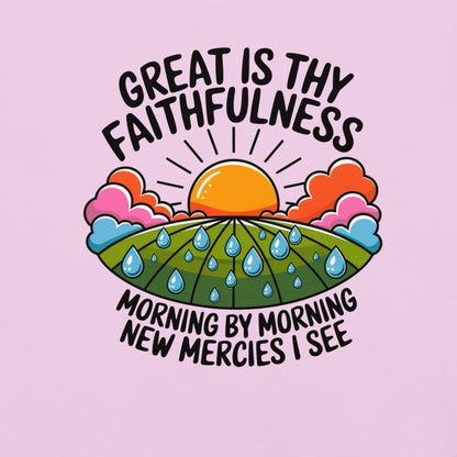 Great is Thy Faithfulness  Christian Bible Verse T-Shirt