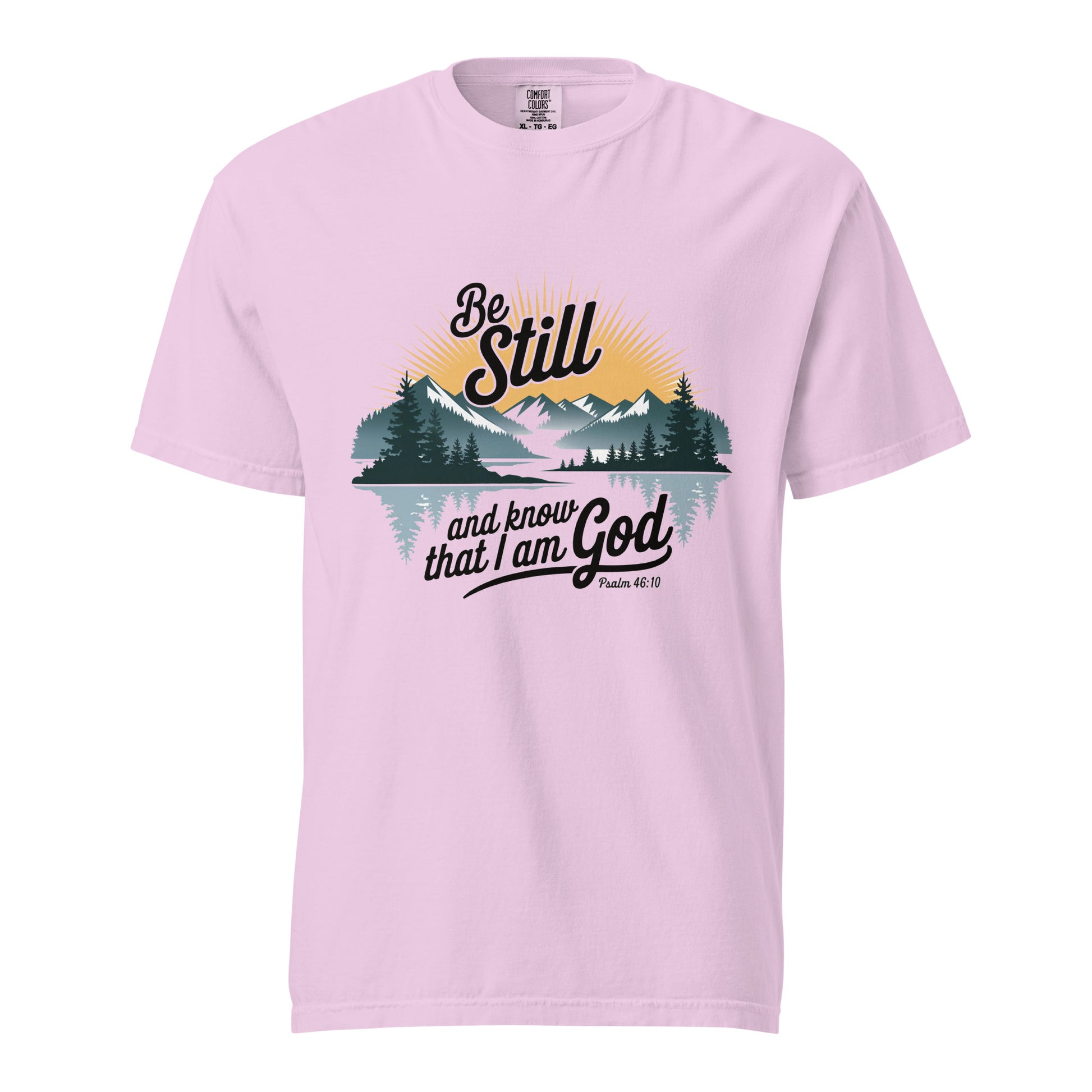 Be Still T-shirt  Christian Bible Verse T-Shirt
