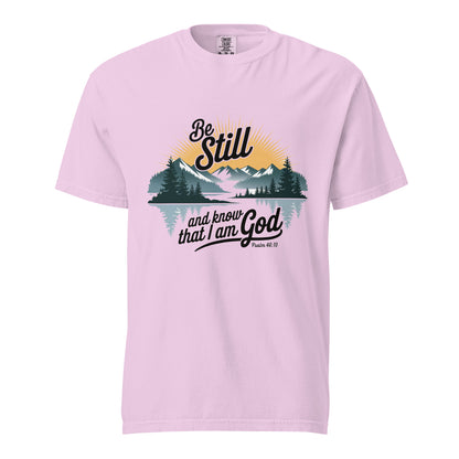 Be Still T-shirt  Christian Bible Verse T-Shirt