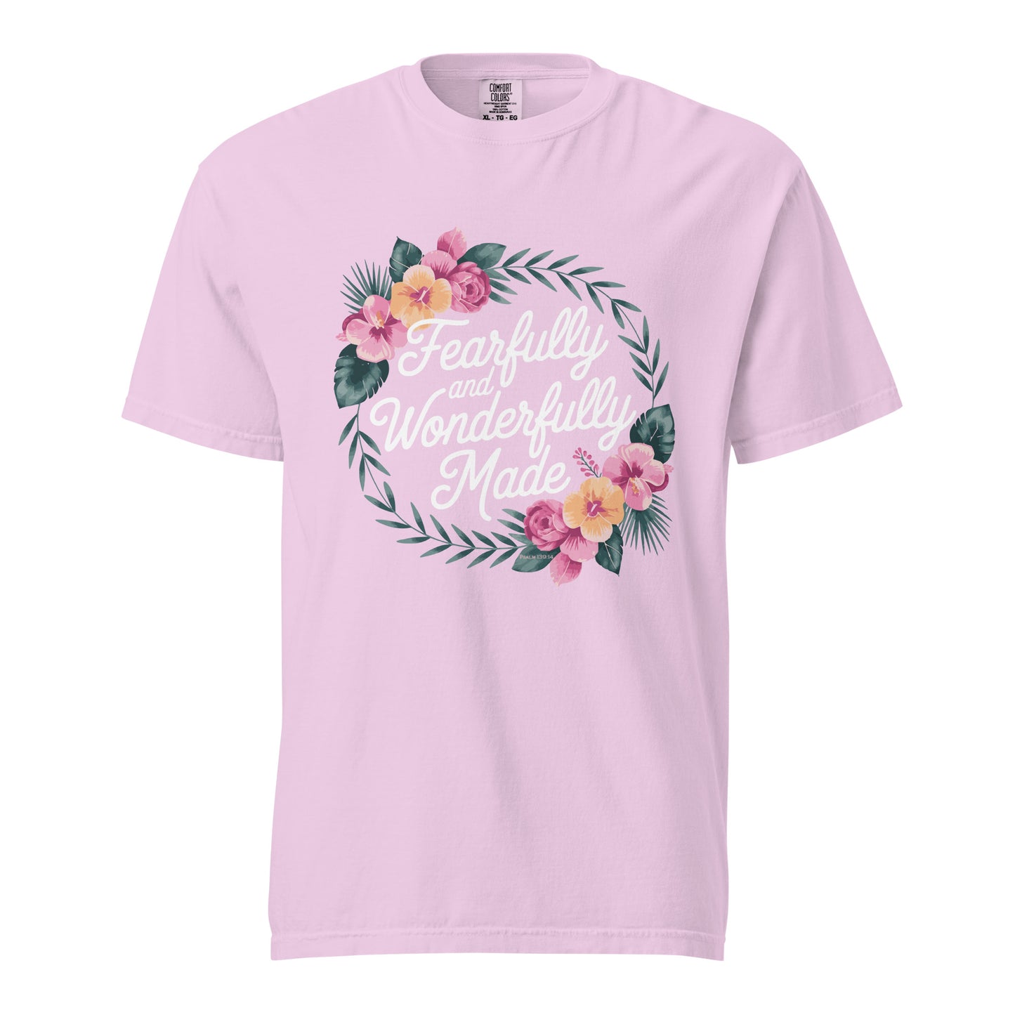 Fearfully and Wonderfully Made  Christian Bible Verse T-Shirt