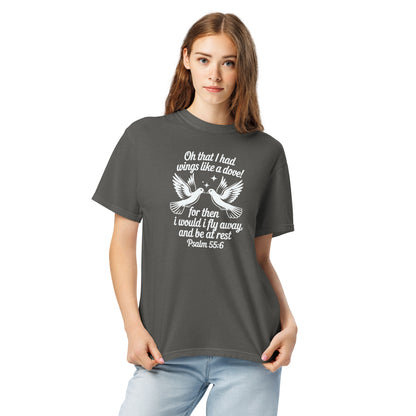 Wings Like a Dove  Christian Bible Verse T-Shirt
