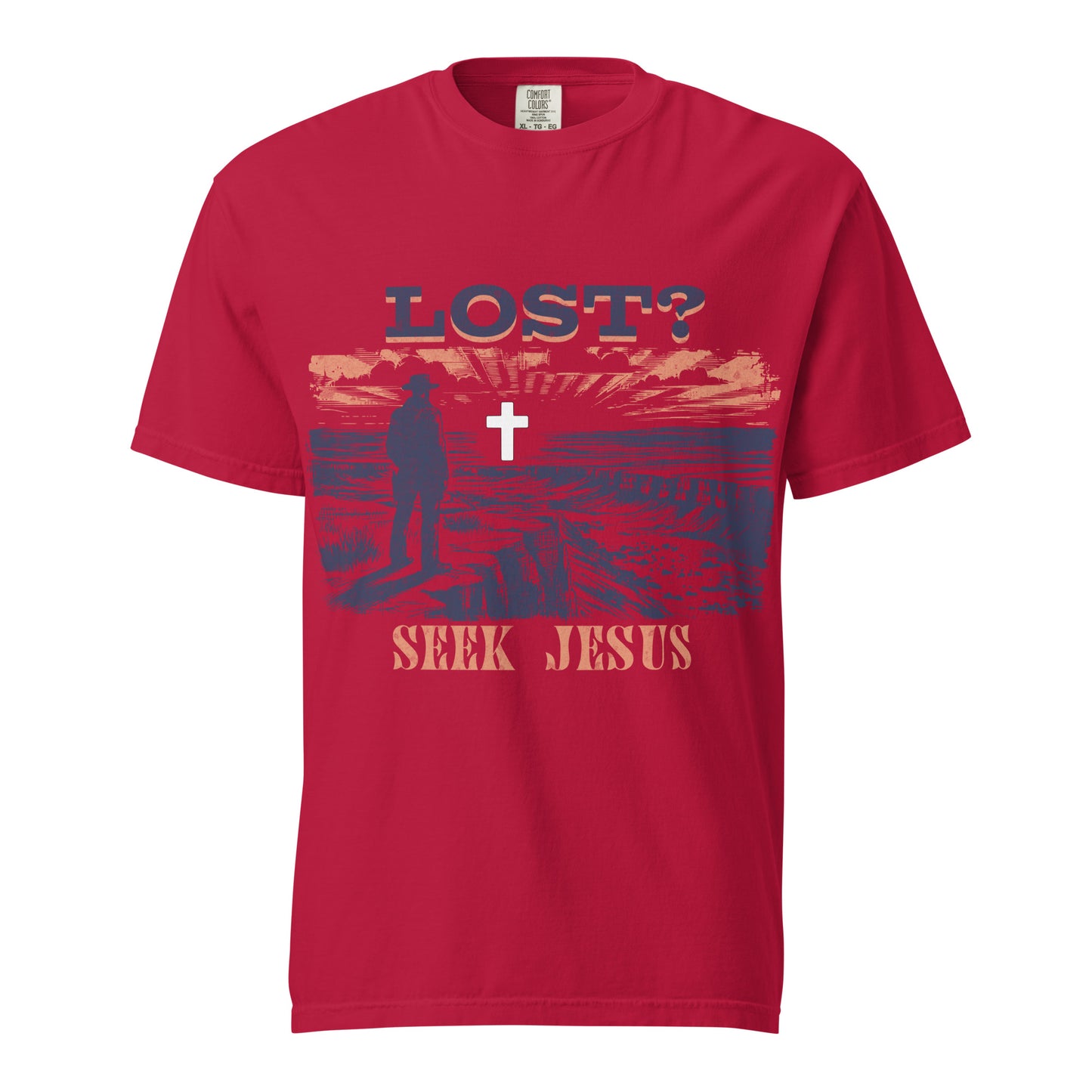 Lost Seek Jesus  Christian Bible Verse T-Shirt