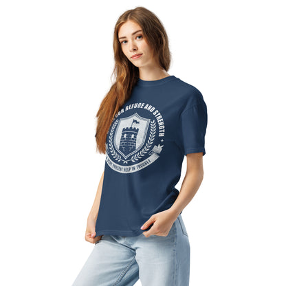 God is Our Refuge  Christian Bible Verse T-Shirt