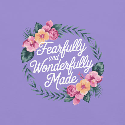 Fearfully and Wonderfully Made  Christian Bible Verse T-Shirt