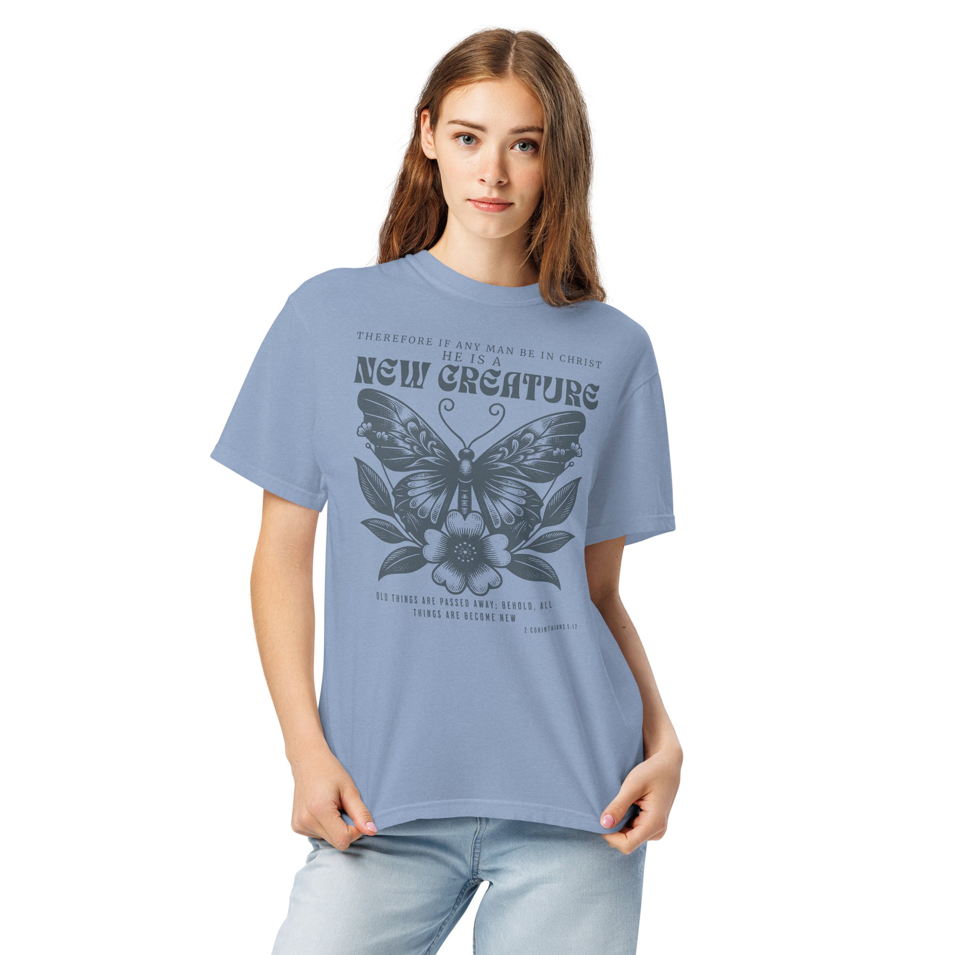 New Creature  Christian Bible Verse T-Shirt