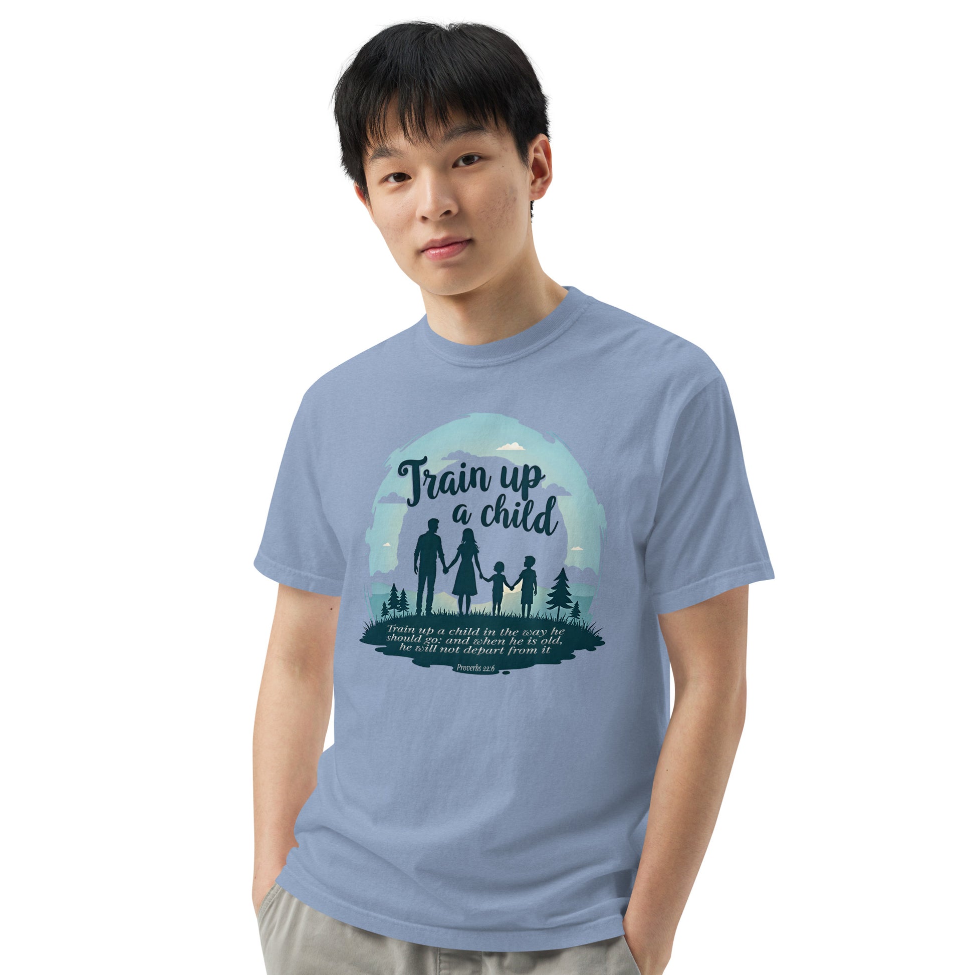 Train up a Child  Christian Bible Verse T-Shirt