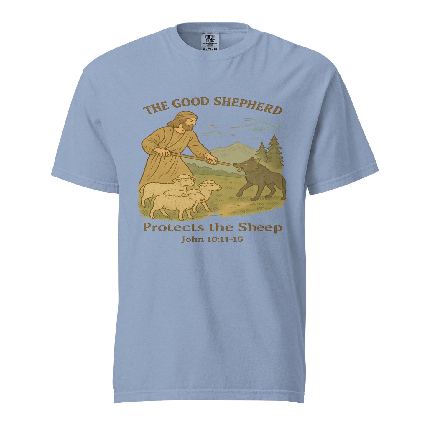 The Good Shepard  Christian Bible Verse T-Shirt