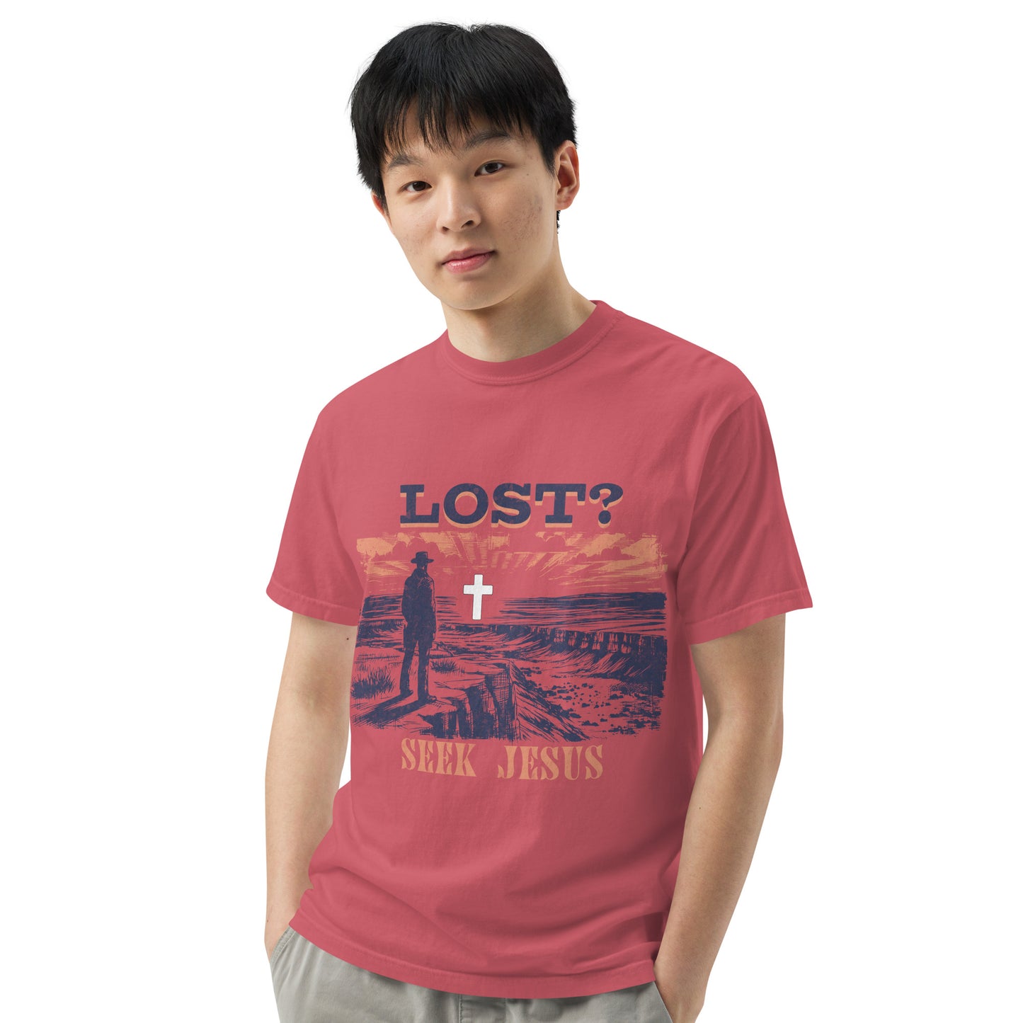 Lost Seek Jesus  Christian Bible Verse T-Shirt