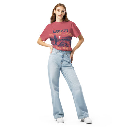 Lost Seek Jesus  Christian Bible Verse T-Shirt