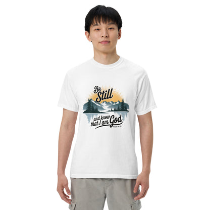 Be Still T-shirt  Christian Bible Verse T-Shirt