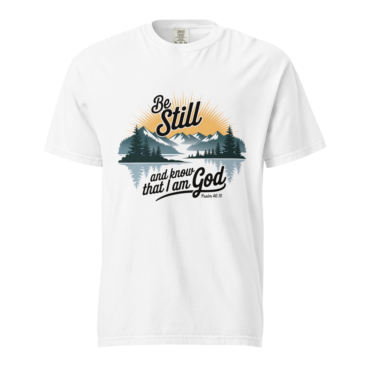Be Still T-shirt  Christian Bible Verse T-Shirt