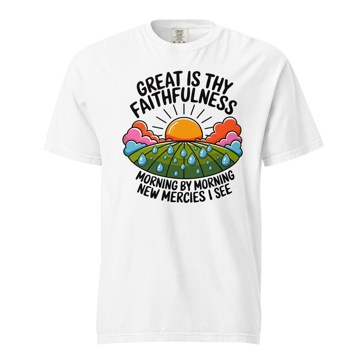 Great is Thy Faithfulness  Christian Bible Verse T-Shirt