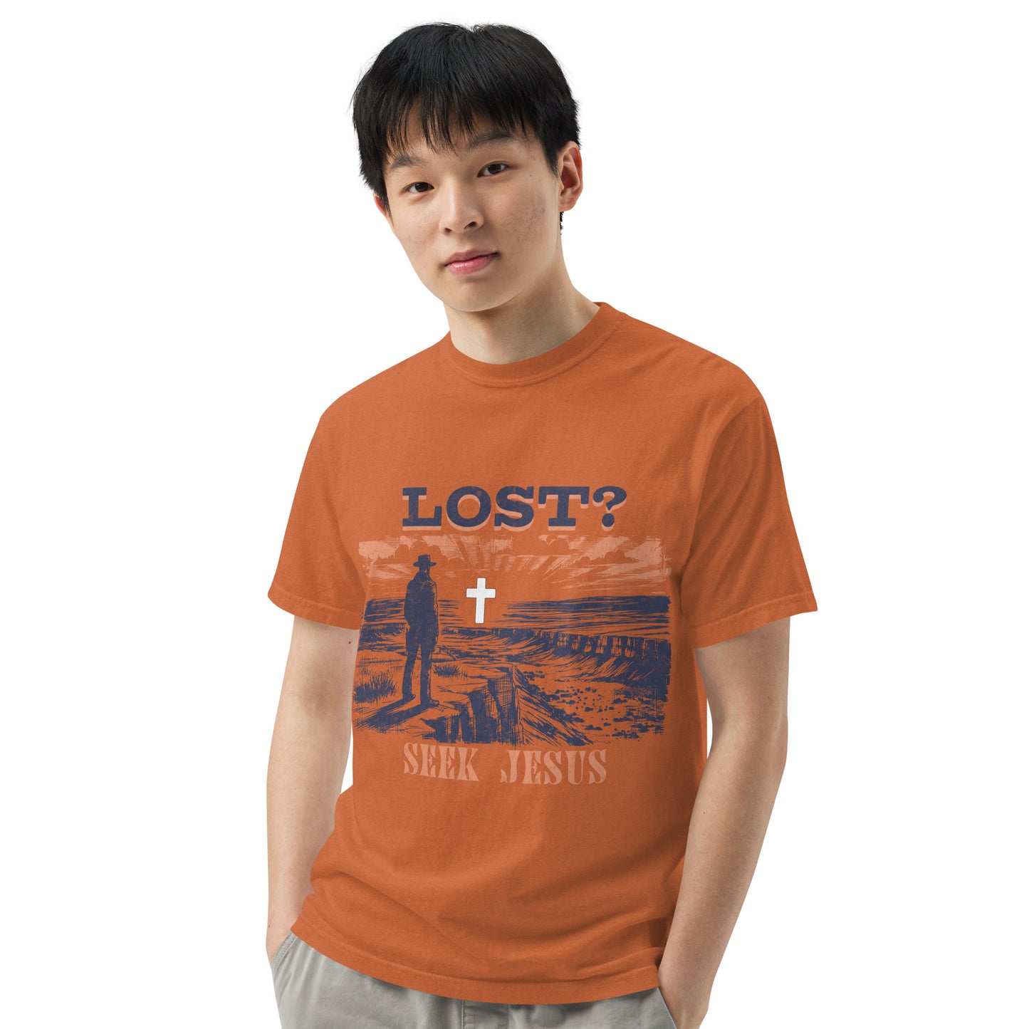 Lost Seek Jesus  Christian Bible Verse T-Shirt