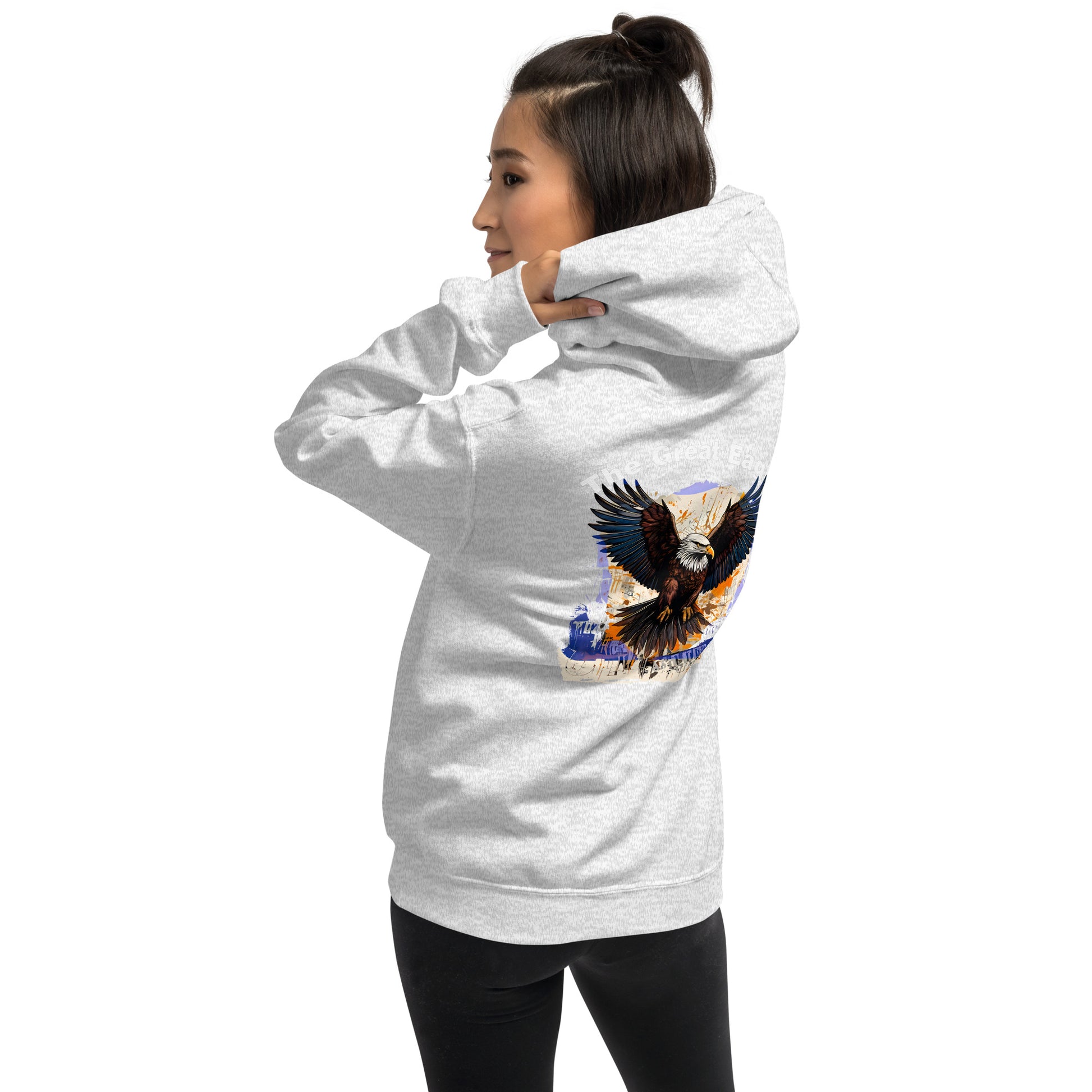 The Great Eagle Hoodie  Christian Bible Verse Hoodie