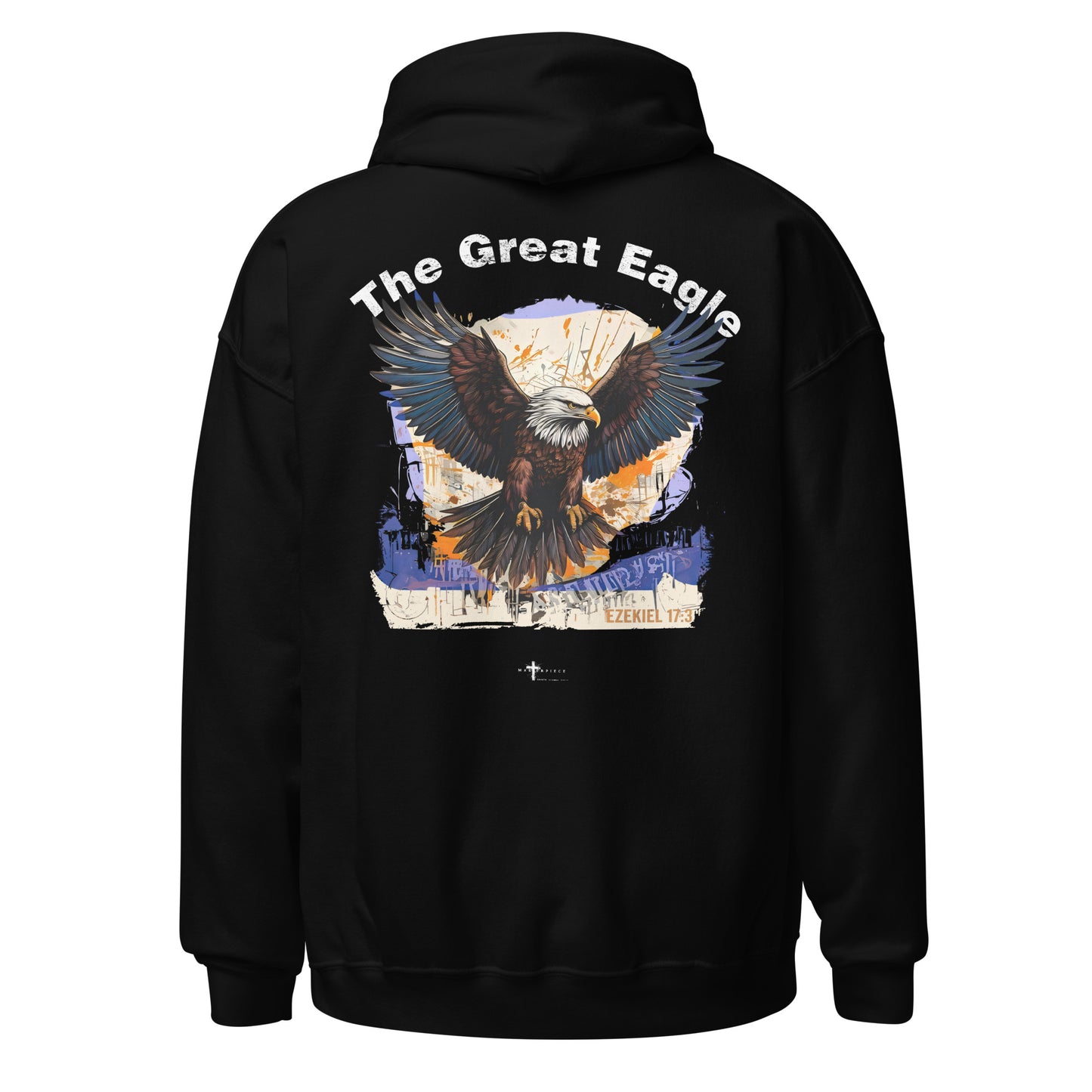 The Great Eagle Hoodie  Christian Bible Verse Hoodie