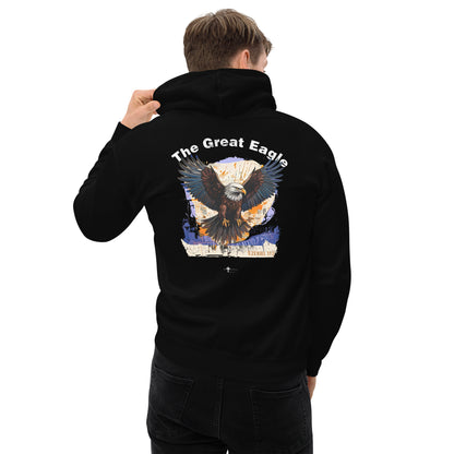 The Great Eagle Hoodie  Christian Bible Verse Hoodie