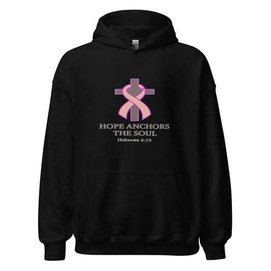 Hope Anchors the Soul Cancer Awareness Hoodie