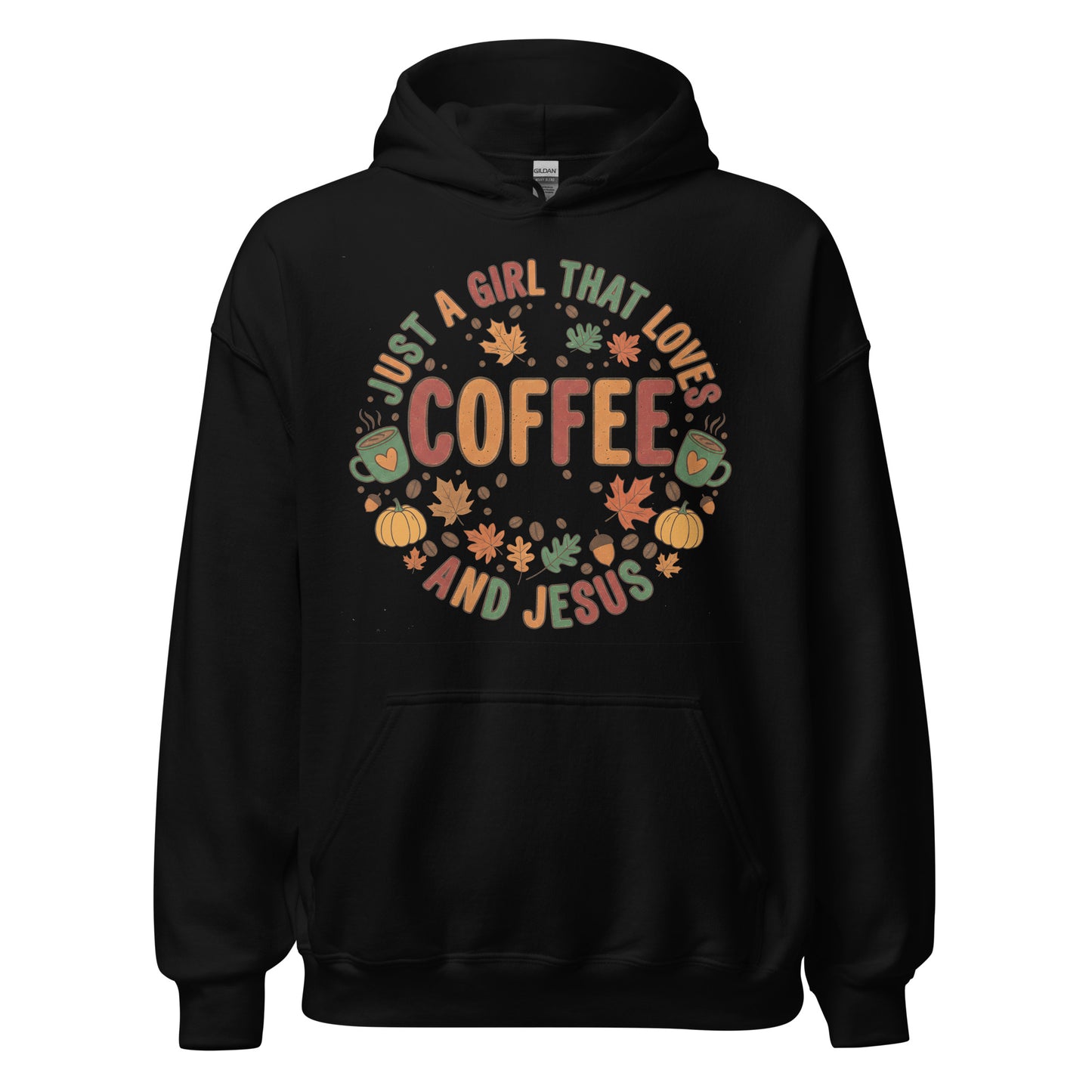  Just a Girl who loves Coffee and Jesus Christian hoodie 