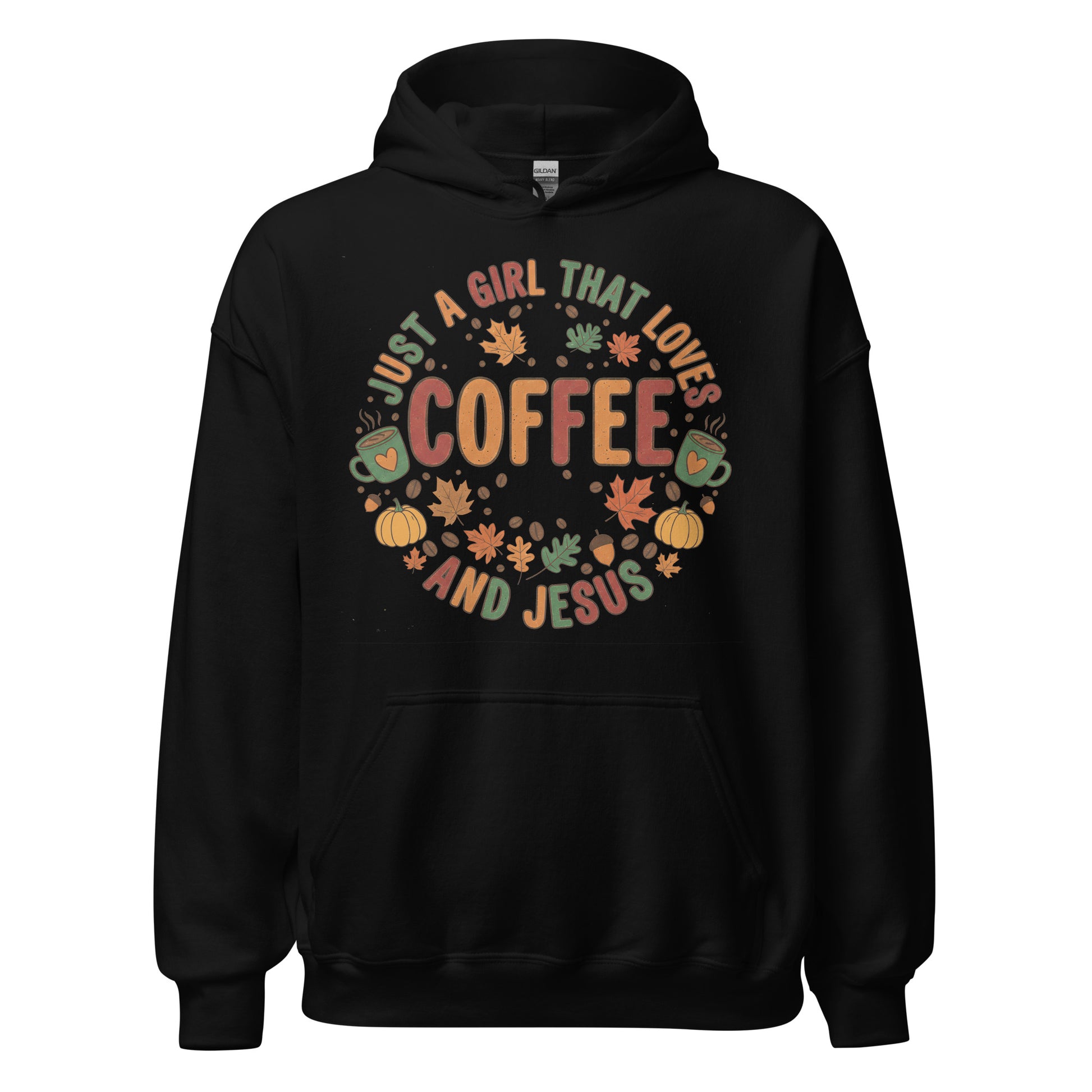  Just a Girl who loves Coffee and Jesus Christian hoodie 