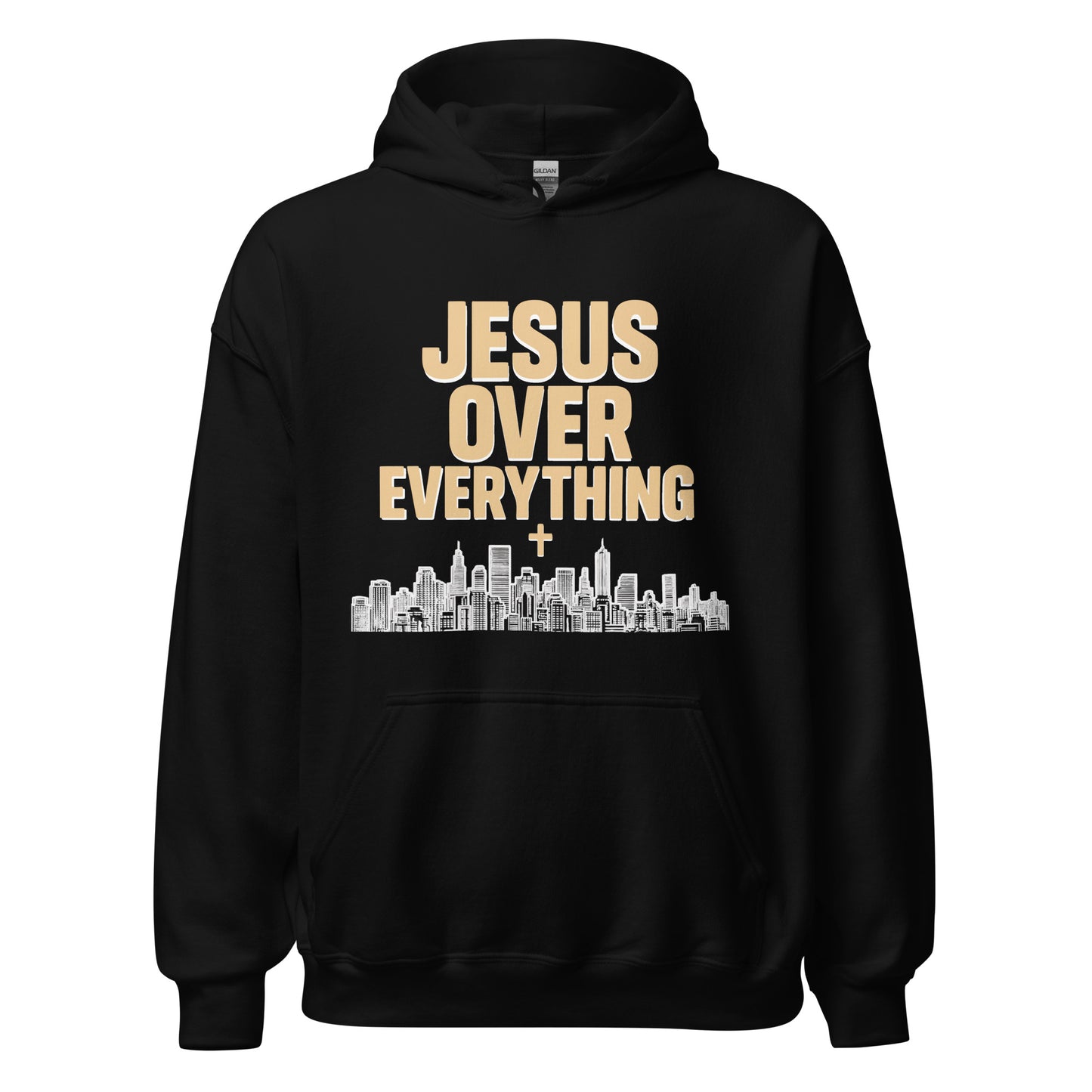  Jesus over Everything Christian hoodie 
