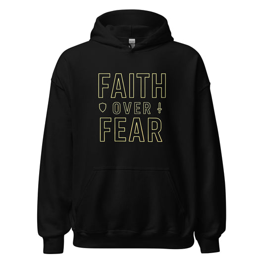 Faith over Fear Christian hoodie