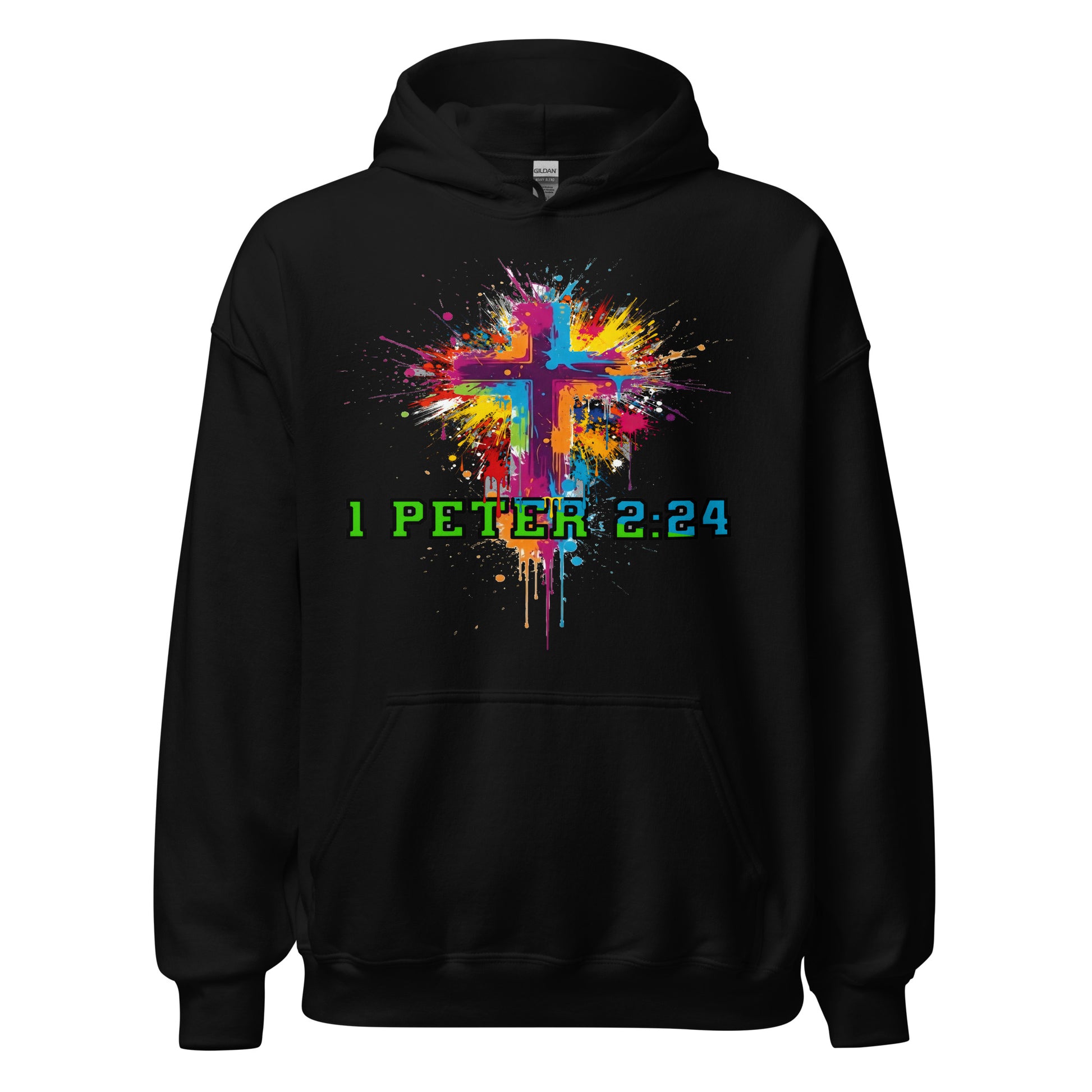 1 Peter 2:24 Christian hoodie