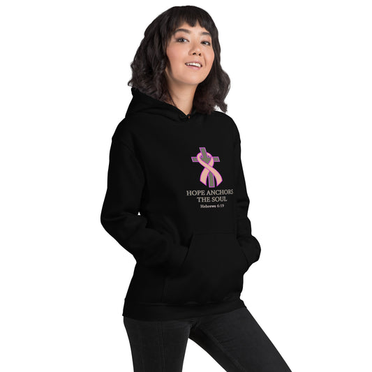Hope Anchors the Soul Cancer Awareness Hoodie