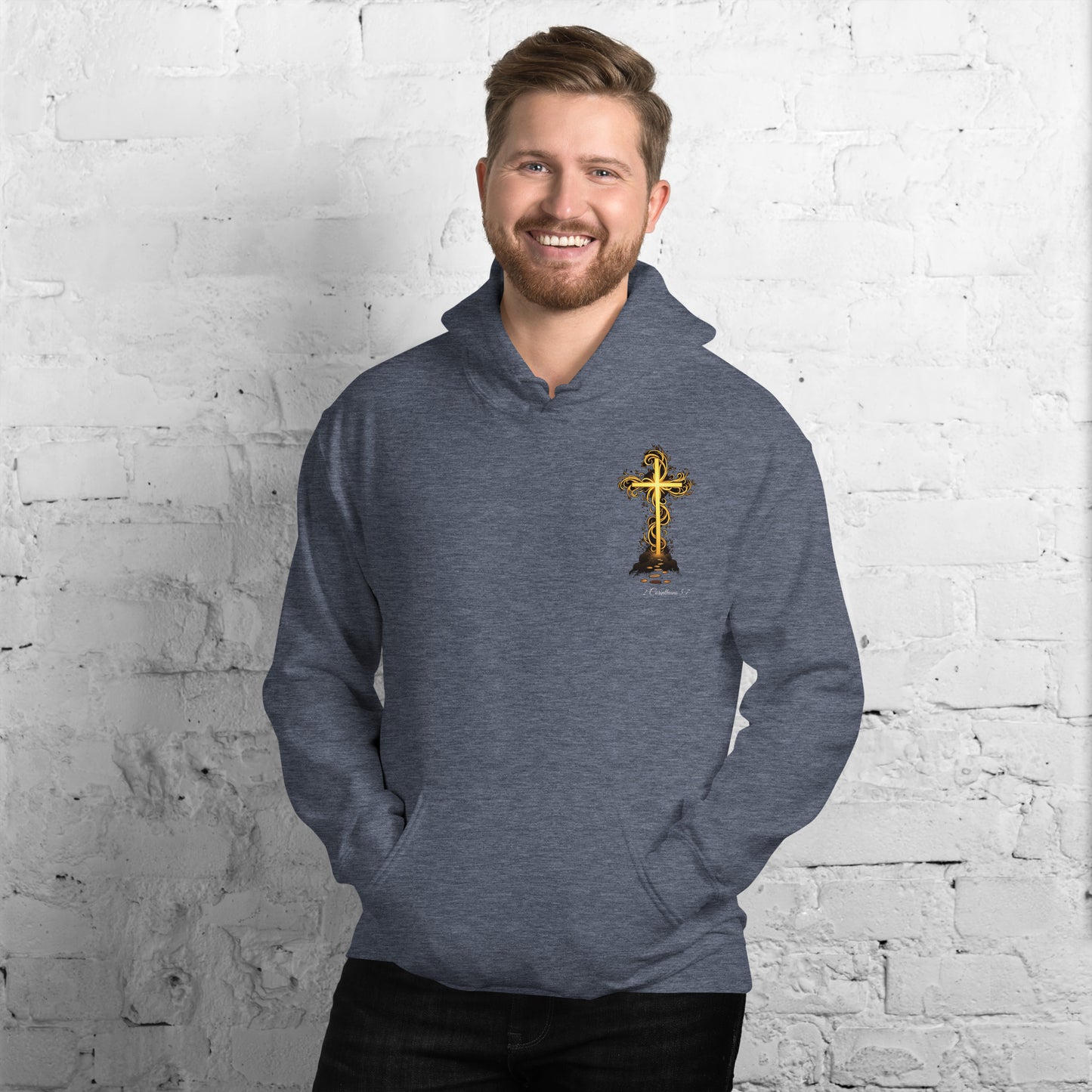 Walk by Faith Not By Sight Hoodie  Christian Bible Verse Hoodie