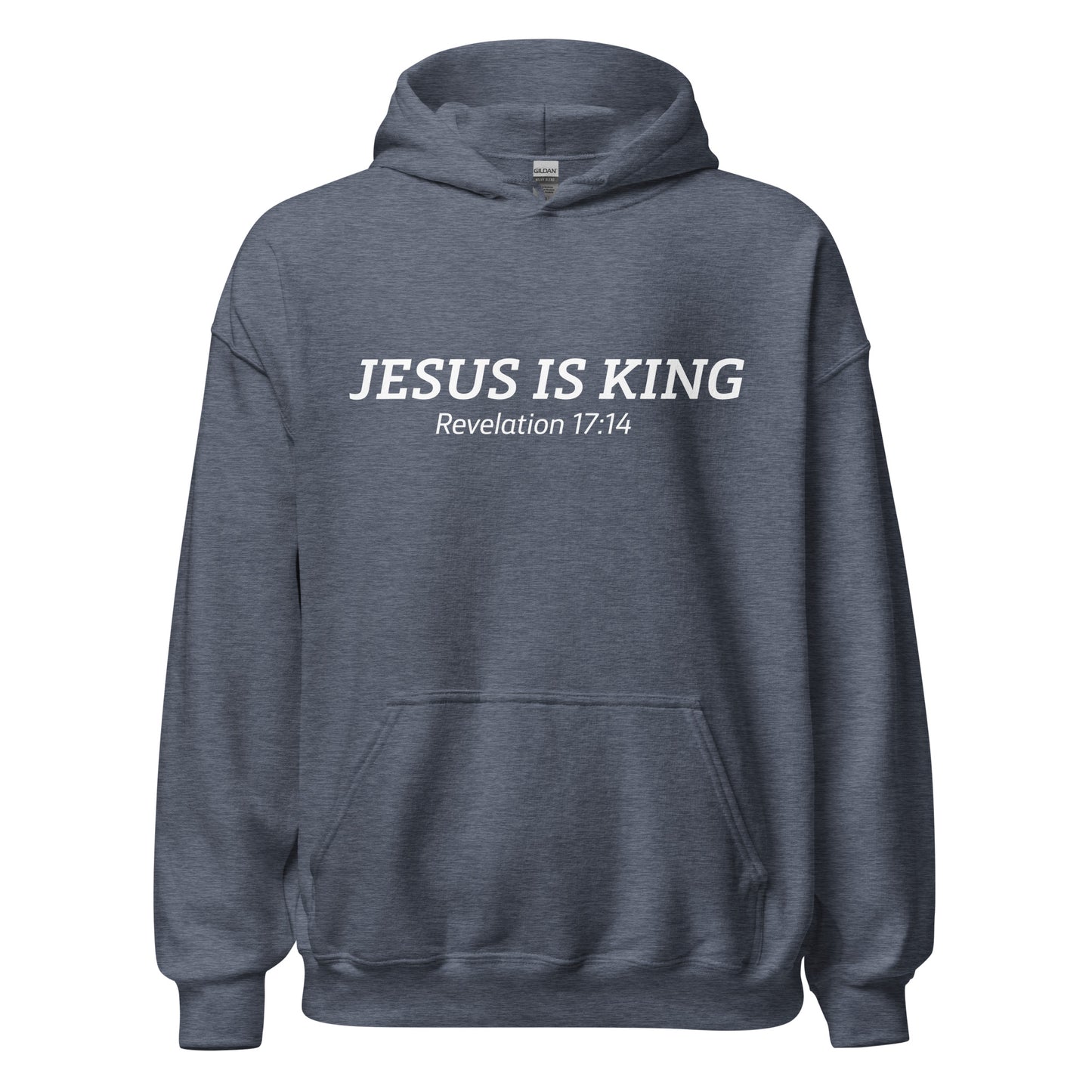  Jesus is King Christian Hoodie  Revelation 17:14