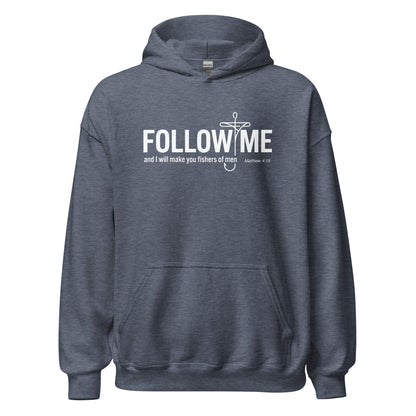 follow me  Christian hoodie Matthew 4:10