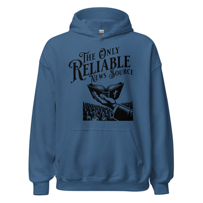 The Only Reliable News Hoodie  Christian Bible Verse Hoodie