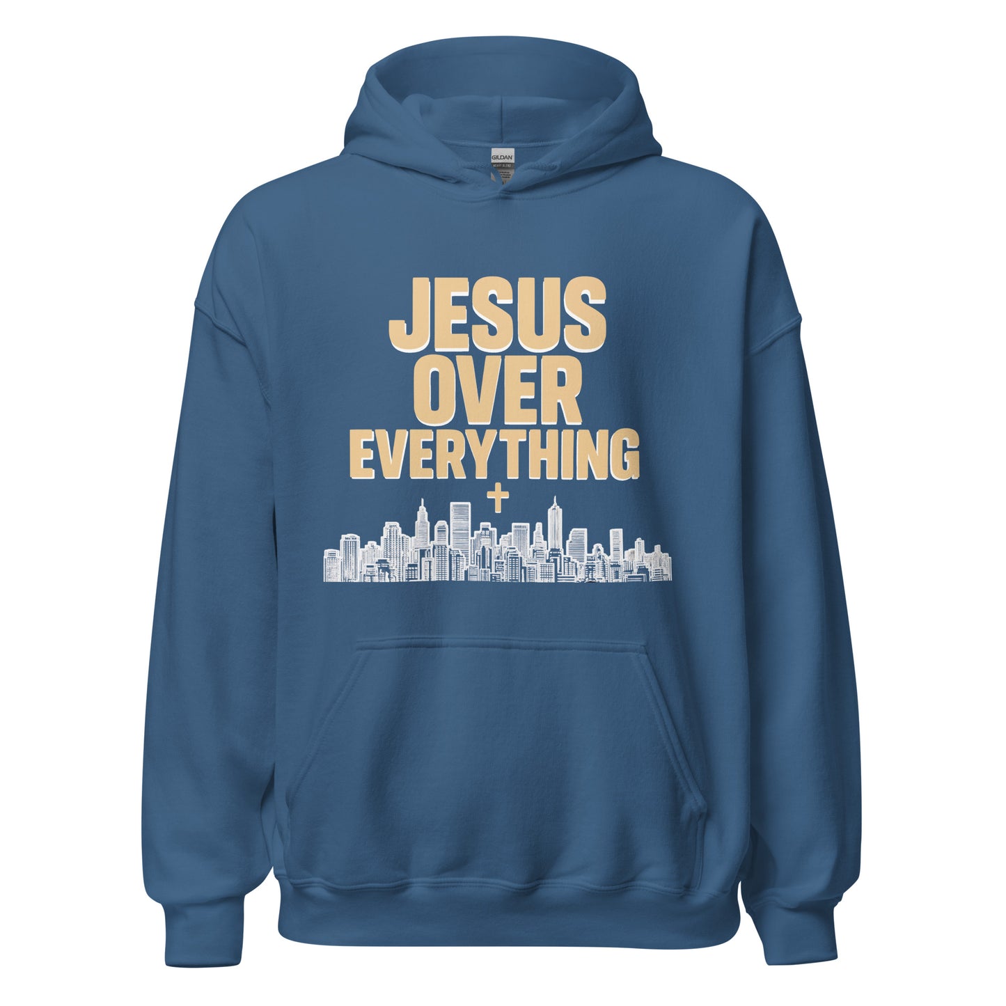  Jesus over Everything Christian hoodie 