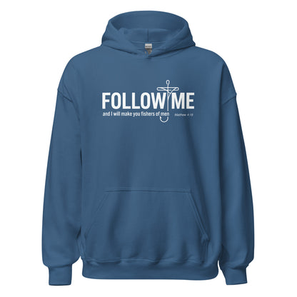  follow me  Christian hoodie Matthew 4:10