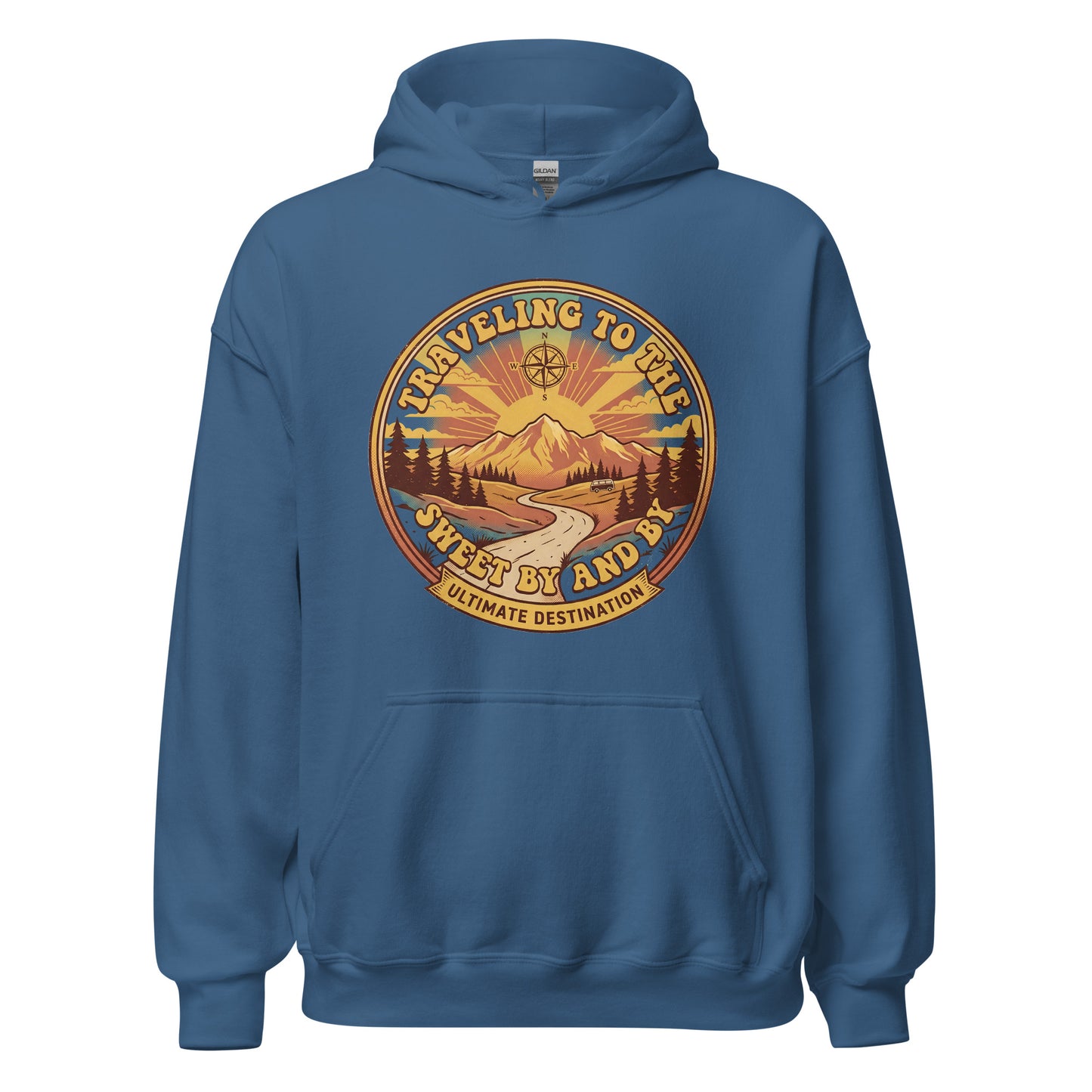 Traveling to the Sweet Bye and Bye Ultimate Destination Christian Hoodie