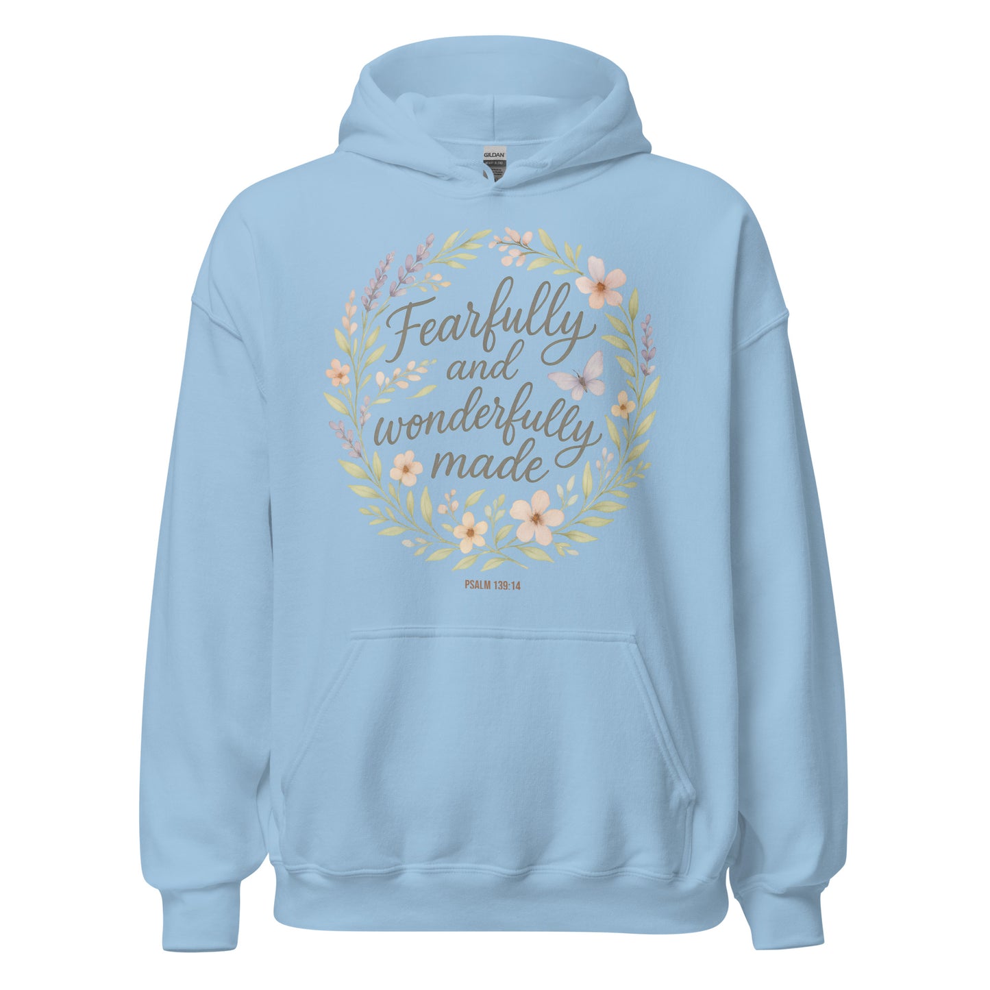 Fearfully and Wonderfully Made Christian hoodie
