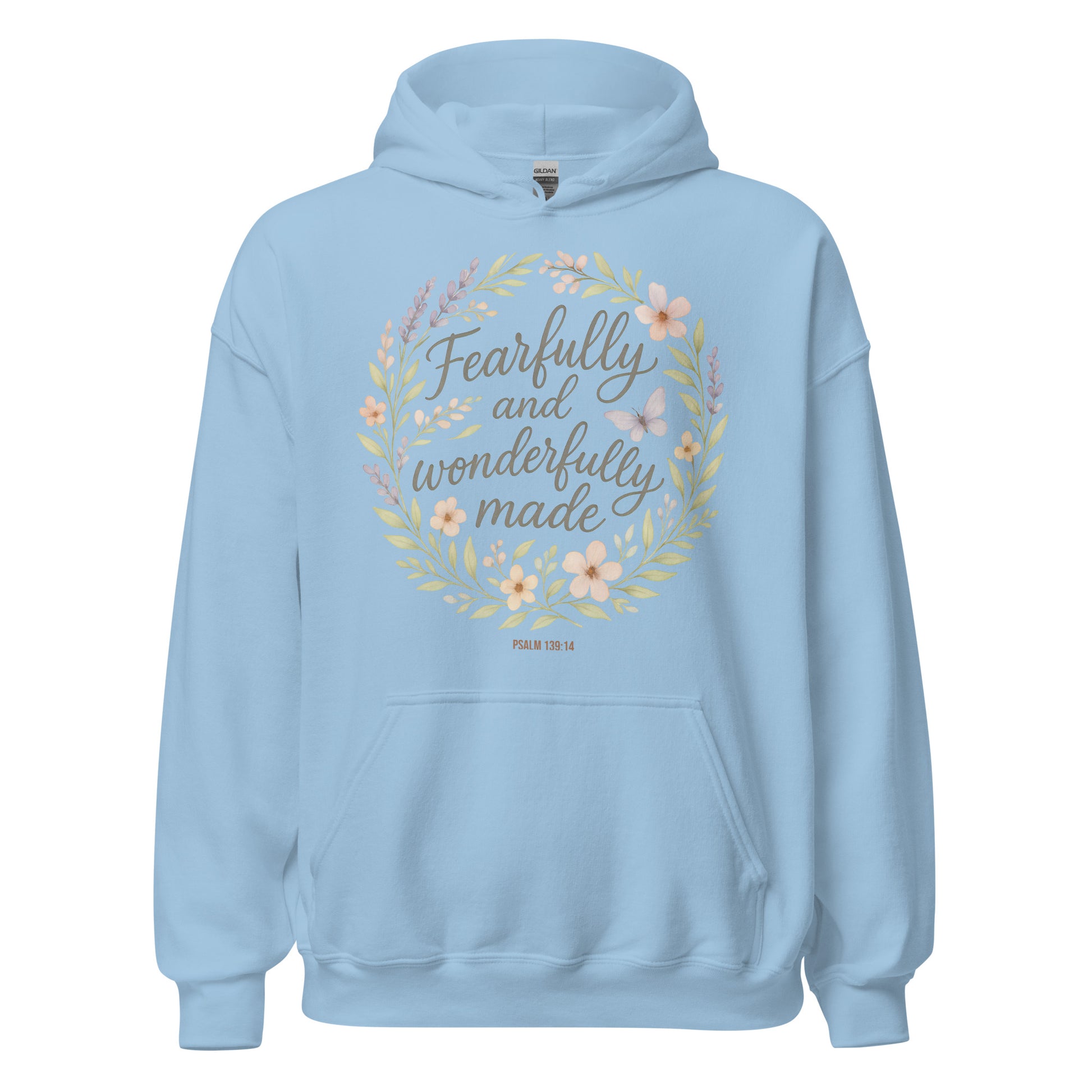 Fearfully and Wonderfully Made Christian hoodie