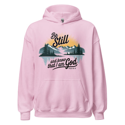 Be Still Hoodie  Christian Bible Verse Hoodie